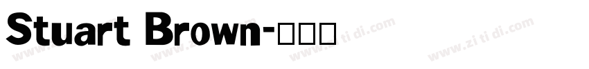 Stuart Brown字体转换 Stuart Brown字体转换
